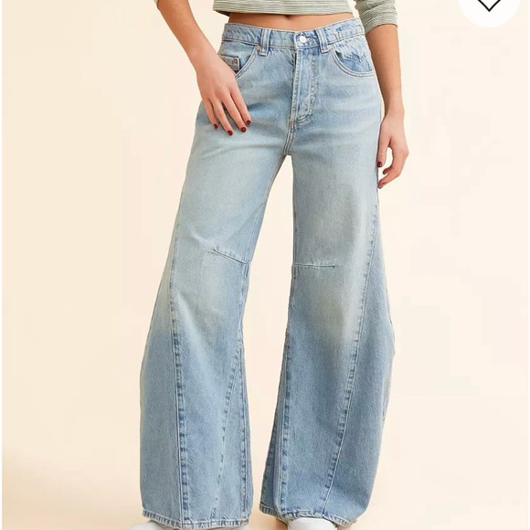 We The Free Denim - NWT We The Free Eden High Rise Slouchy Flare Jeans